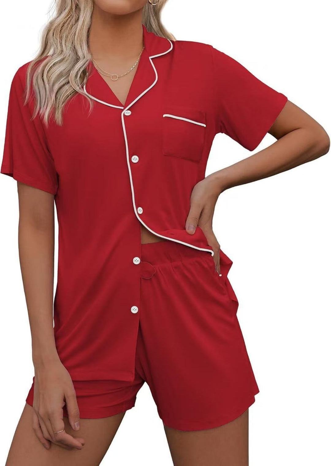 Heidi Mode | Strickjacke Revers Loungewear Set