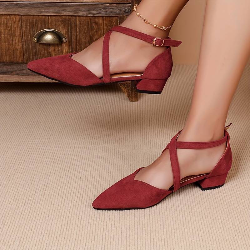 Heidi-Mode | Mode Flache Damenschuhe Einfarbiges Design