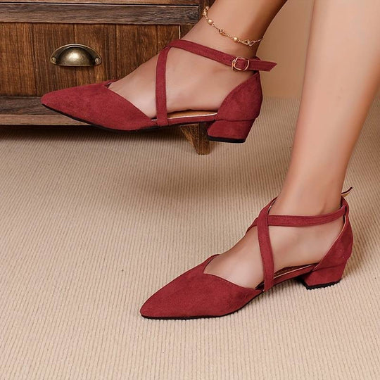 Heidi-Mode | Mode Flache Damenschuhe Einfarbiges Design