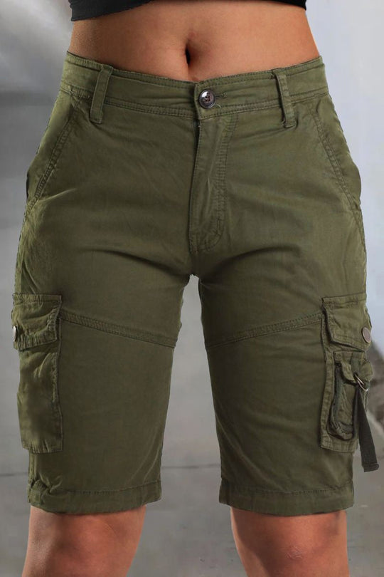 Heidi-Mode | Stilvolle Mid-Cargo-Shorts