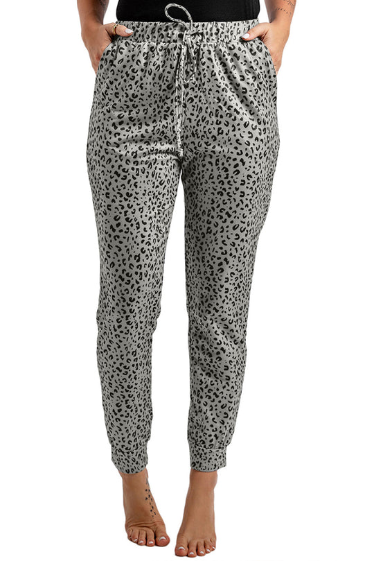 Breezy Leopard Jogginghose