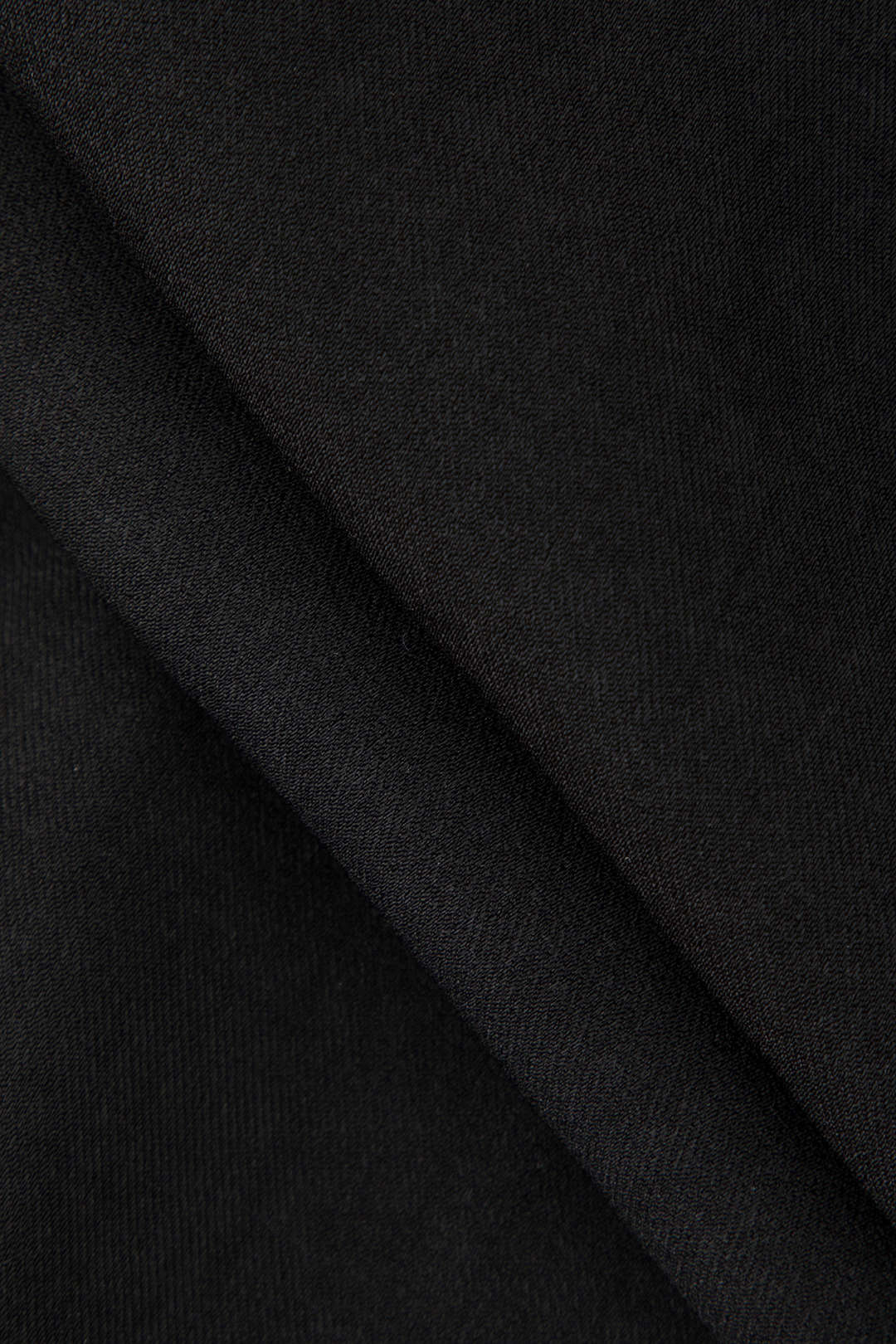 Heidi-Mode | Schwarze Drapierte Wickel Hosen Mit Geradem Bein