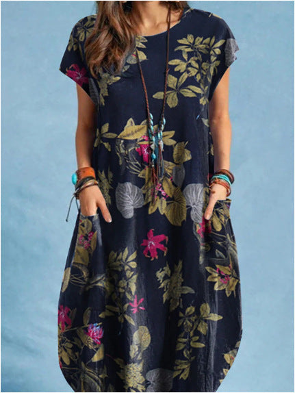 Neue Mode Baumwolle Freizeitkleid