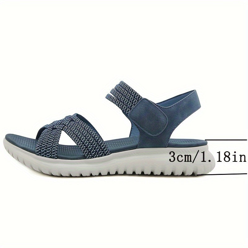 Heidi-Mode | Damen Sommer Sandalen: Leicht, Rutschfest, Modisch, Offen, Komfortabel