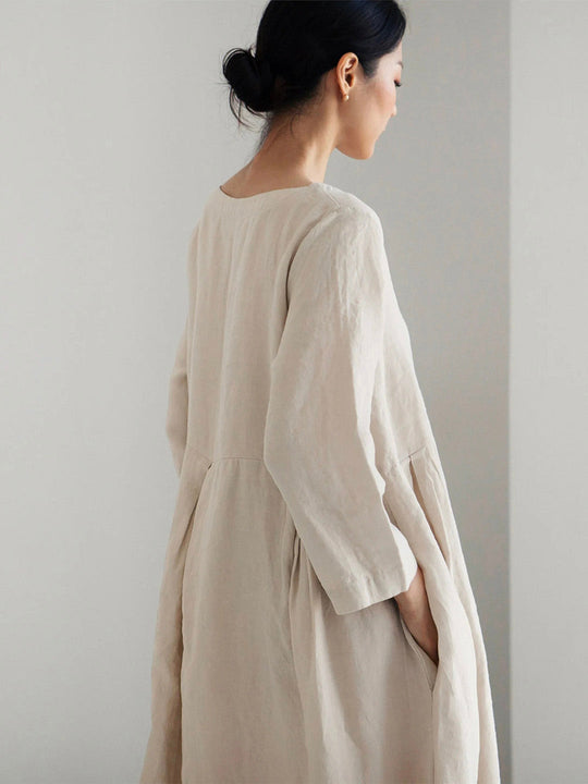 Luftiges Freizeitkleid mit Taschen
