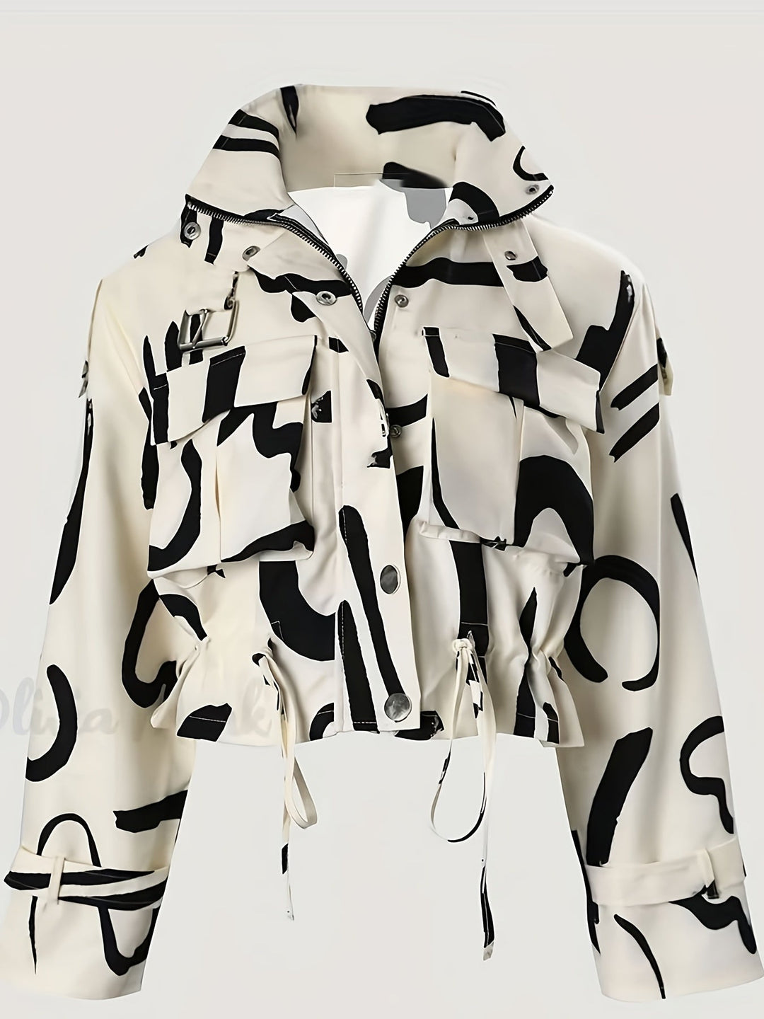 Elegante Jacke mit Stehkragen für Damen