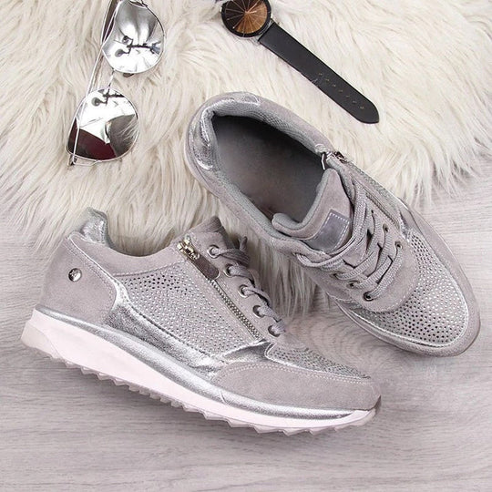 Heidi-Mode | Advanced Comfort & Support Zip Up Sneakers für Frauen
