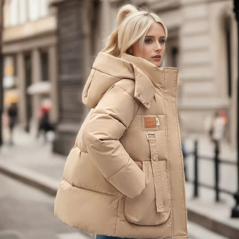 Heidi-Mode | Damen Gesteppter Puffer Mantel