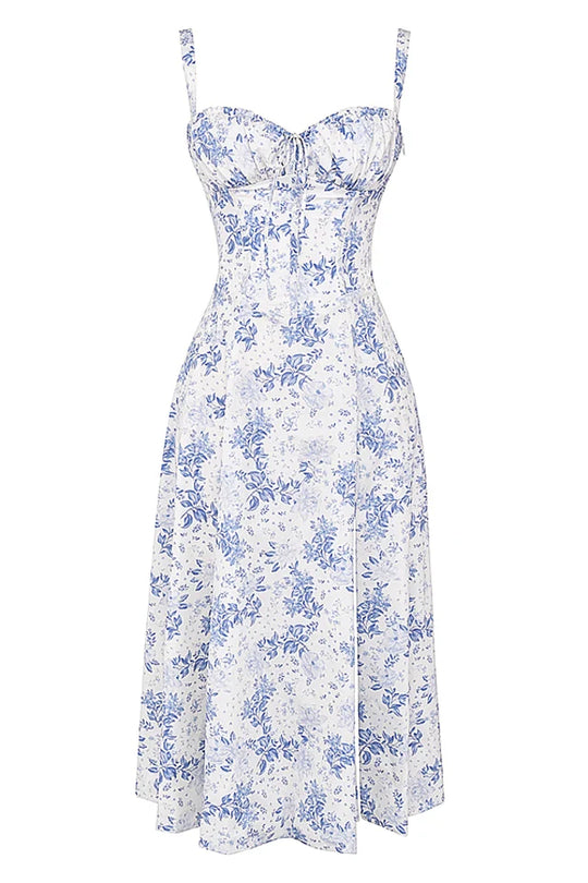 Heidi-Mode | Sonnenlicht Bustier Carmen Druck