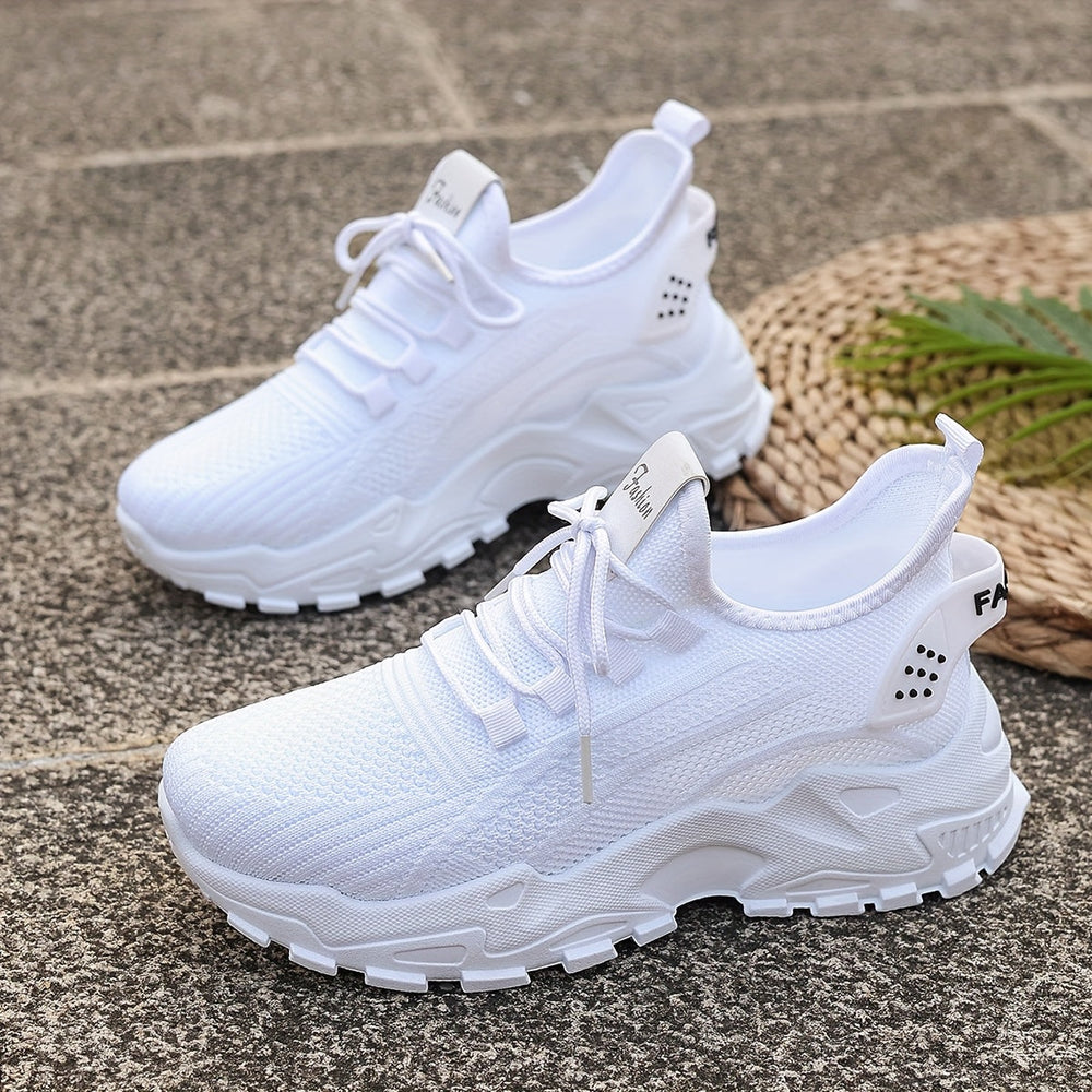 Heidi-Mode | Bequeme Atmungsaktive Knit Sneakers für Damen