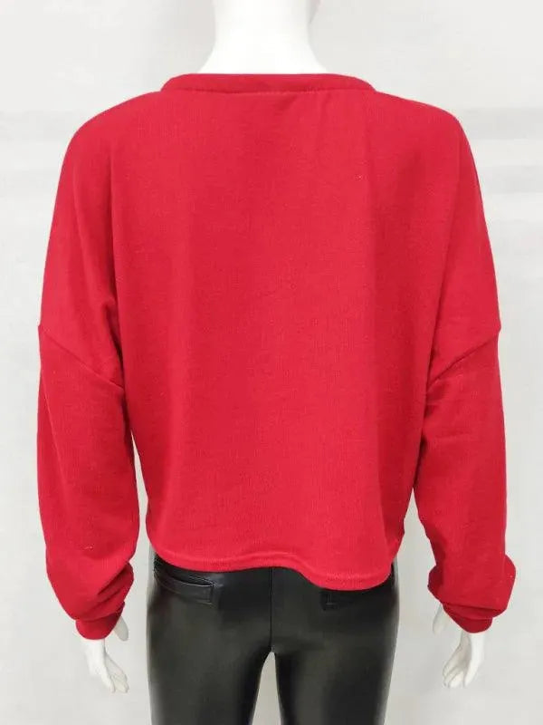 Heidi-Mode | Lockere Frauen Strickjacke Pullover