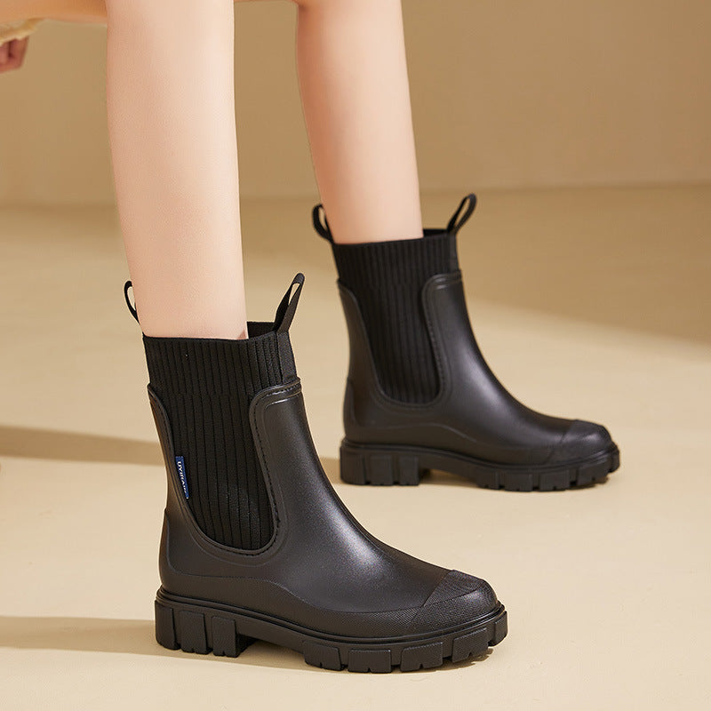 Heidi-Mode | Gummistiefel - Wasserdicht mit Antirutschsohle, Perfekt für Regenwetter