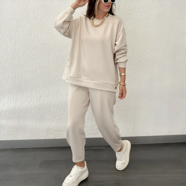 Heidi-Mode | Retro Oversize Trainings- & Trainingsanzug für Frauen
