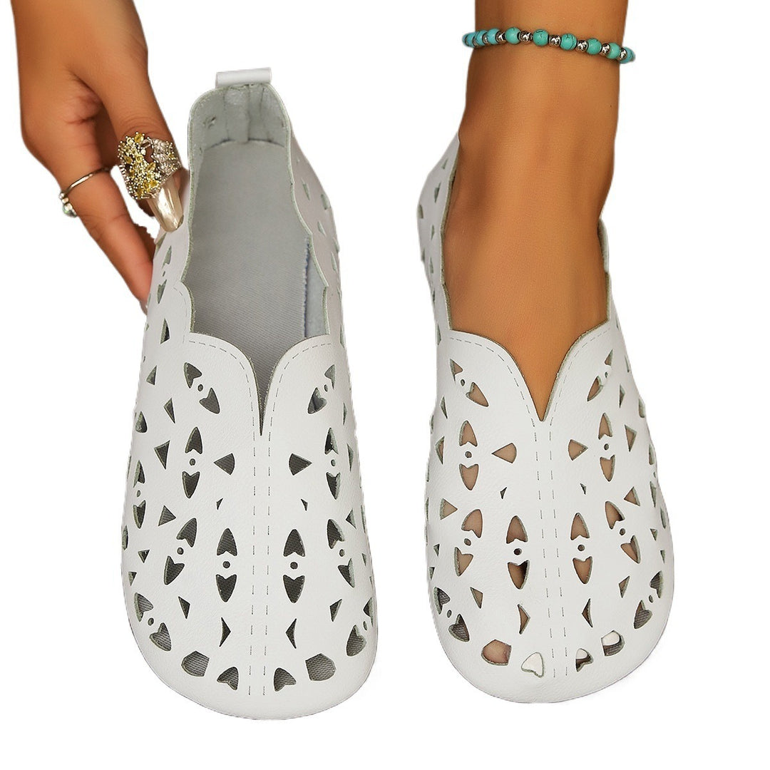 Heidi Mode | Damenschuhe Low-Top flache Bootsschuhe