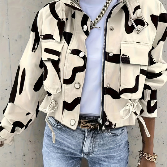 Elegante Jacke mit Stehkragen für Damen