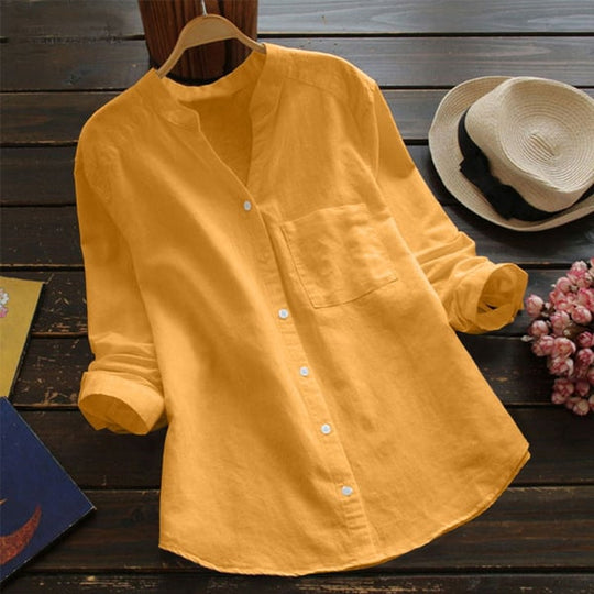Heidi-Mode | Leinen Casual Hemd