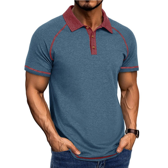 Heidi Mode | Kurzärmeliges Herren-T-Shirt mit Revers