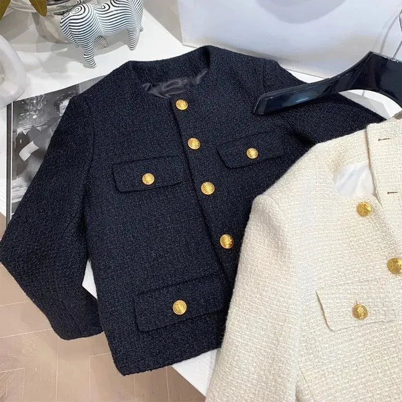 Heidi-Mode | Klappen Taschen Design Tweedjacken