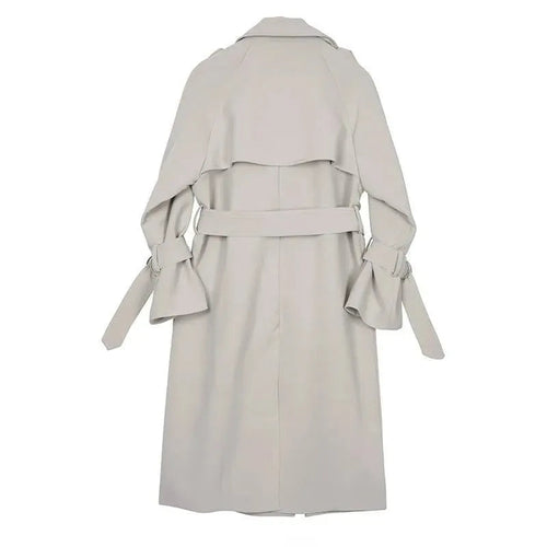 Heidi-Mode | Ausgestellter Ärmel Trenchcoat für Damen