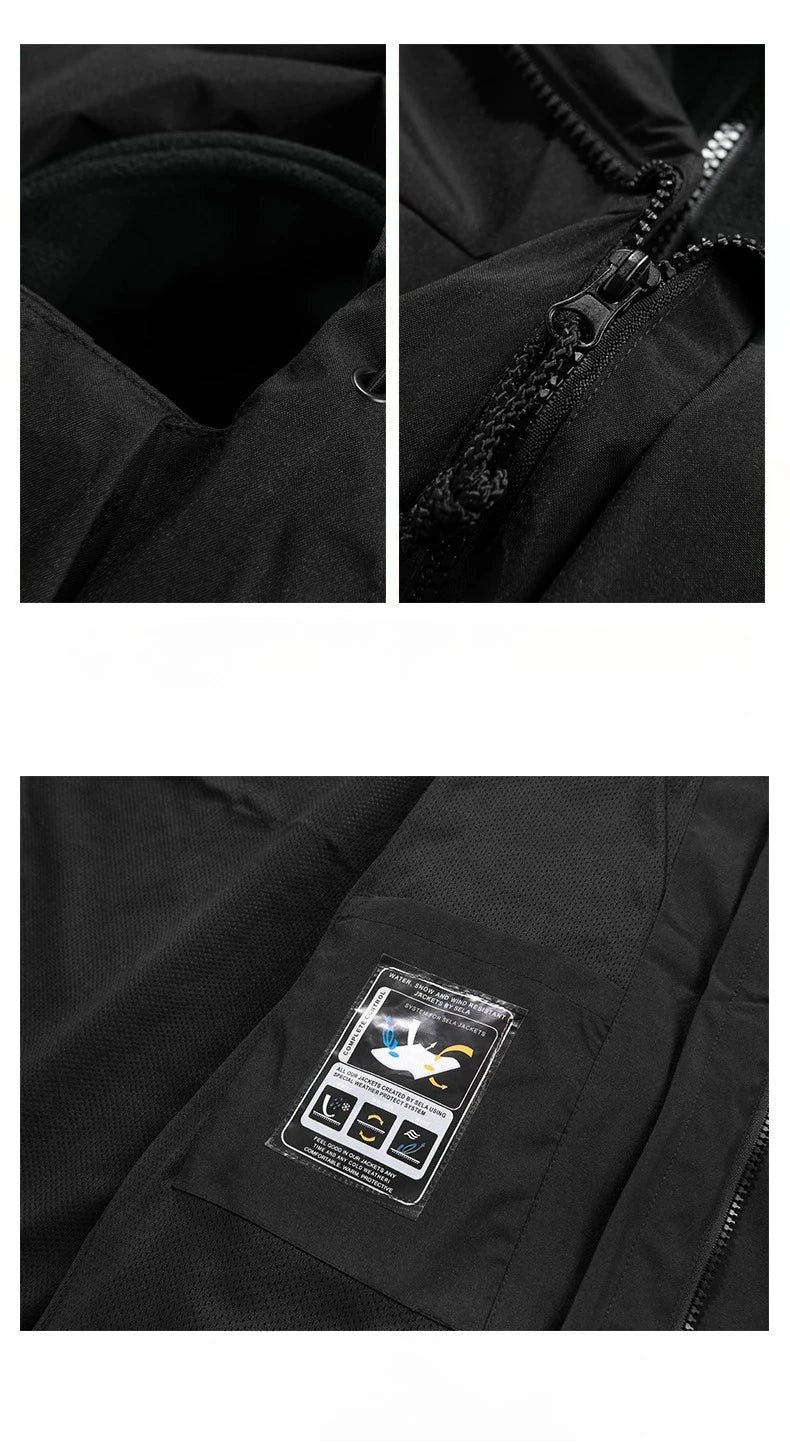 Heidi-Mode | 3-in-1 Fleece-Winterjacke mit Kapuze für Damen