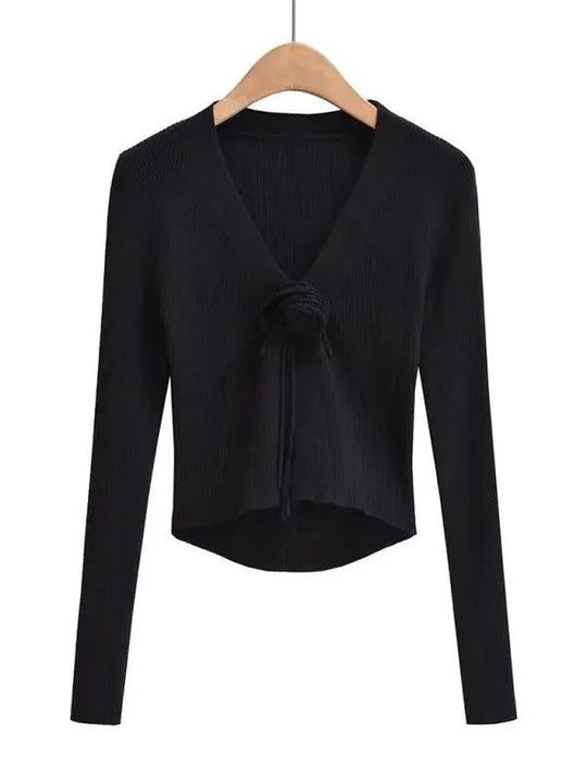 Heidi-Mode | Knot Damen Strickjacke Pullover