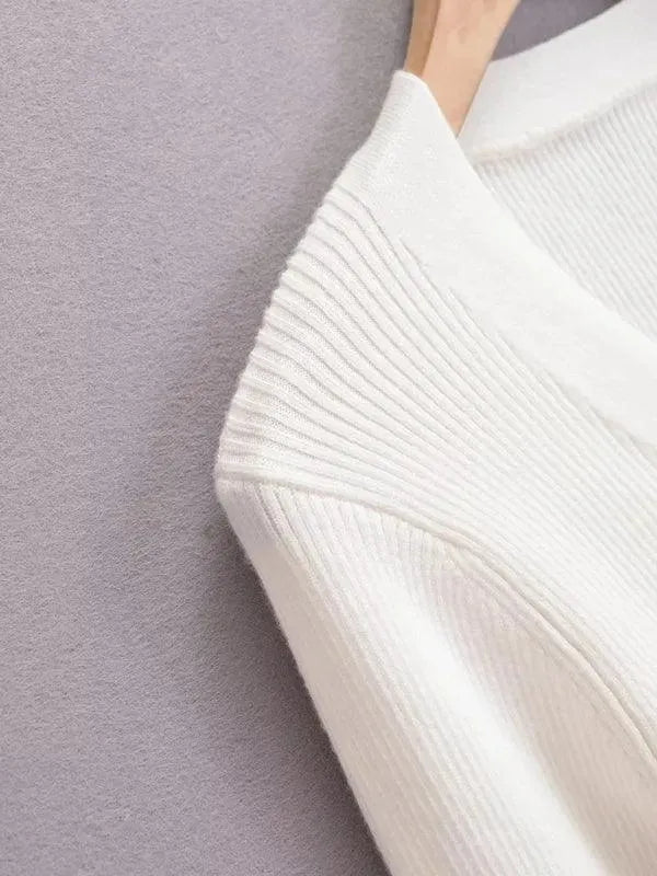 Heidi-Mode | Knot Damen Strickjacke Pullover