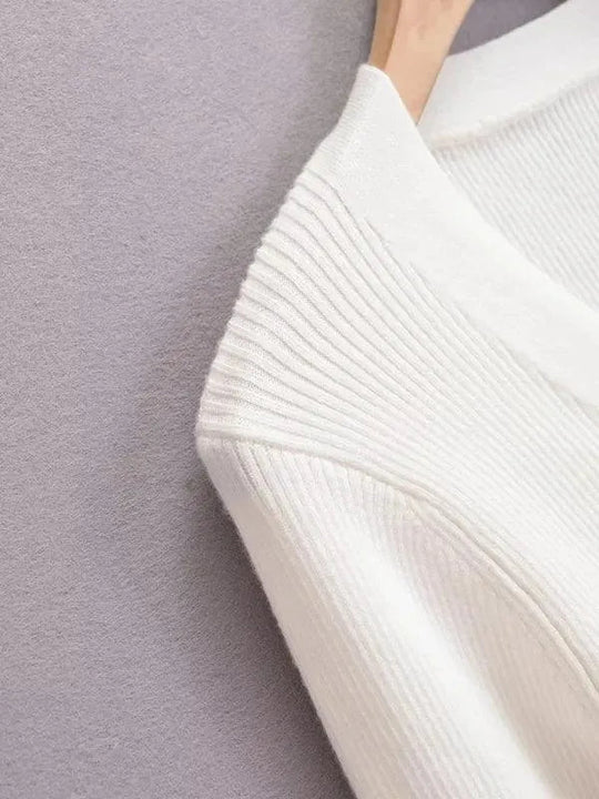 Heidi-Mode | Knot Damen Strickjacke Pullover