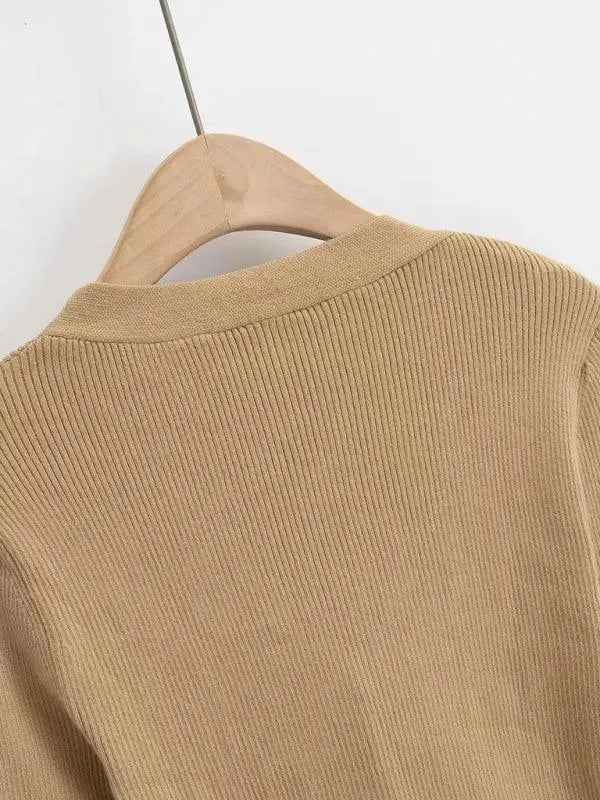 Heidi-Mode | Knot Damen Strickjacke Pullover