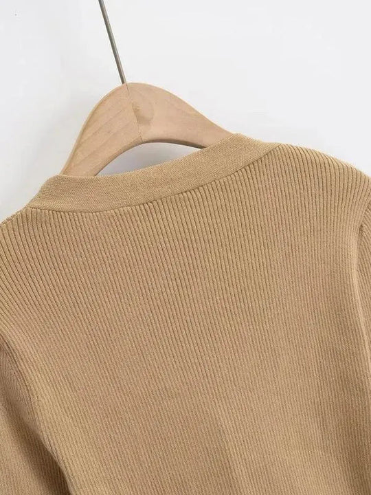 Heidi-Mode | Knot Damen Strickjacke Pullover