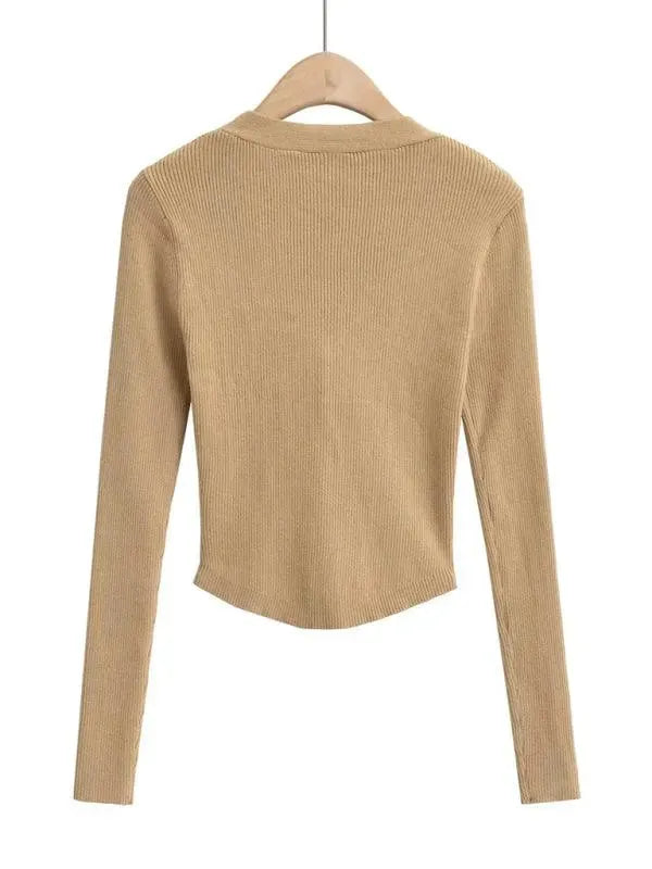 Heidi-Mode | Knot Damen Strickjacke Pullover