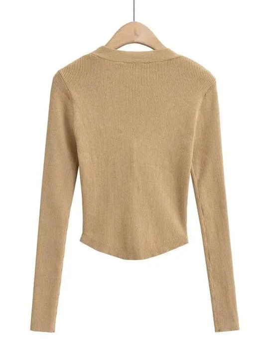 Heidi-Mode | Knot Damen Strickjacke Pullover