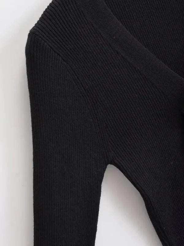 Heidi-Mode | Knot Damen Strickjacke Pullover