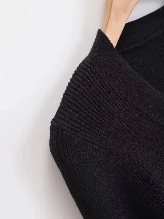 Heidi-Mode | Knot Damen Strickjacke Pullover