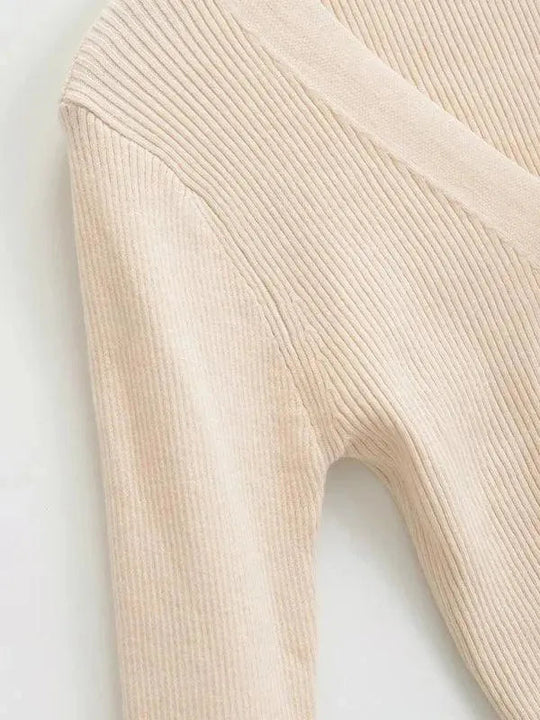 Heidi-Mode | Knot Damen Strickjacke Pullover