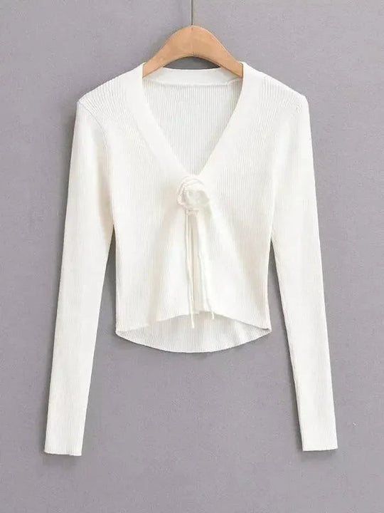 Heidi-Mode | Knot Damen Strickjacke Pullover