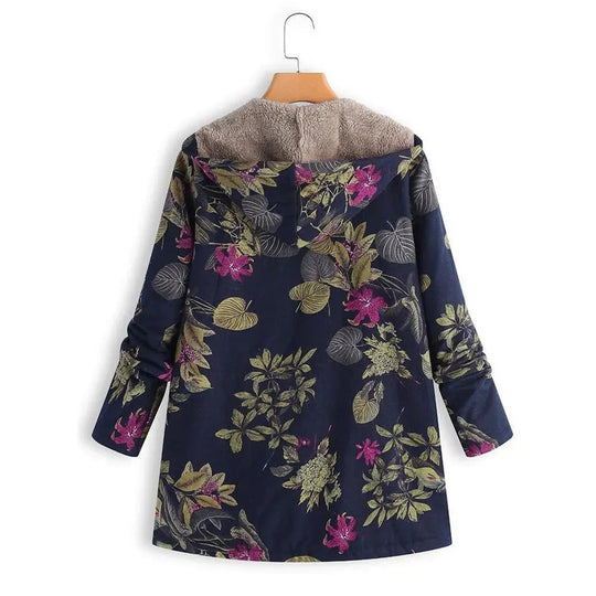 Heidi-Mode | Floral Locker Plus Size Wintermantel