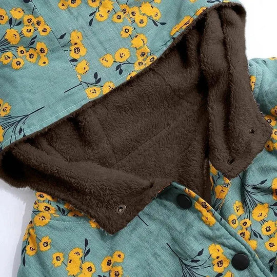 Heidi-Mode | Floral Locker Plus Size Wintermantel