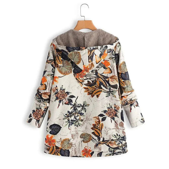 Heidi-Mode | Floral Locker Plus Size Wintermantel
