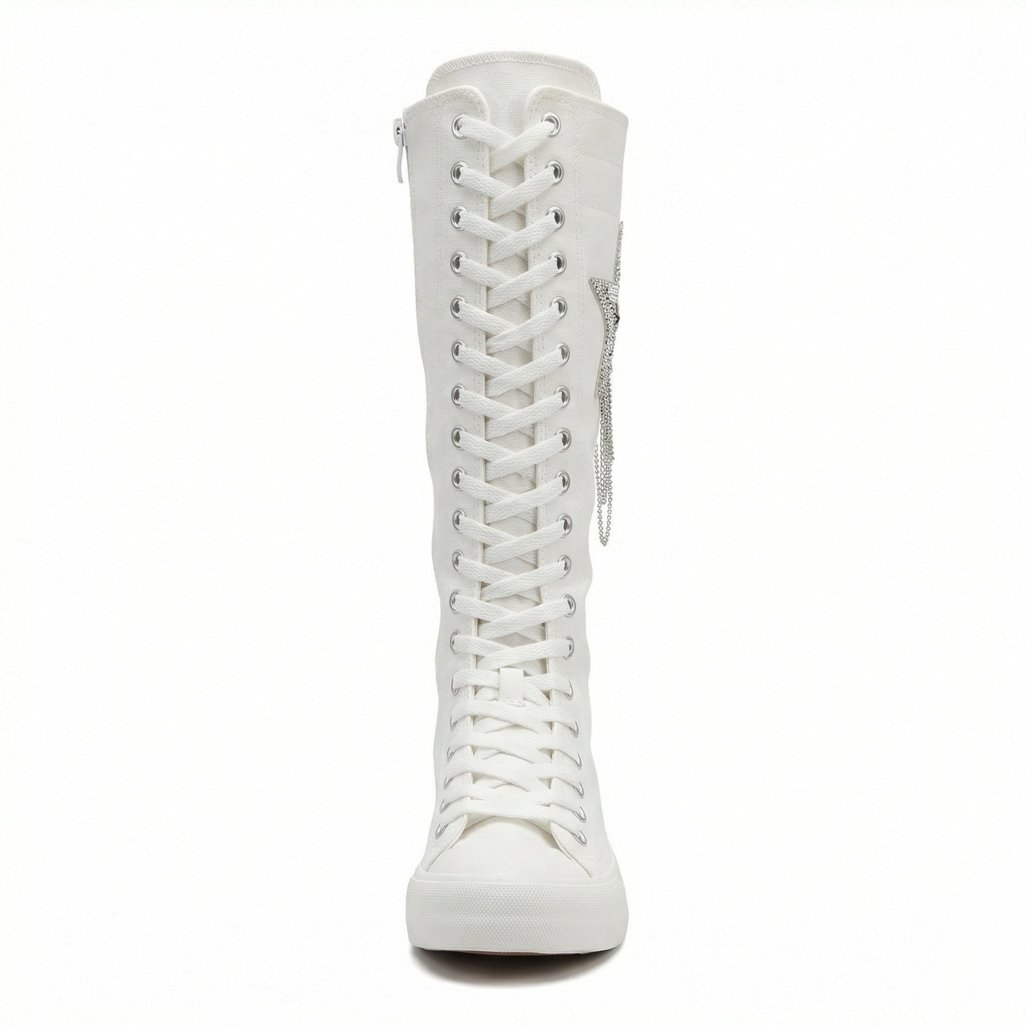 Heidi-Mode - Schnürstiefel mit Quasten