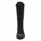 Heidi-Mode - Schnürstiefel mit Quasten