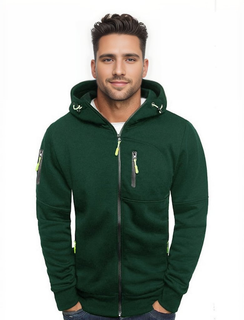 Heidi-Mode | Sportliche Herrenjacke mit Kapuze
