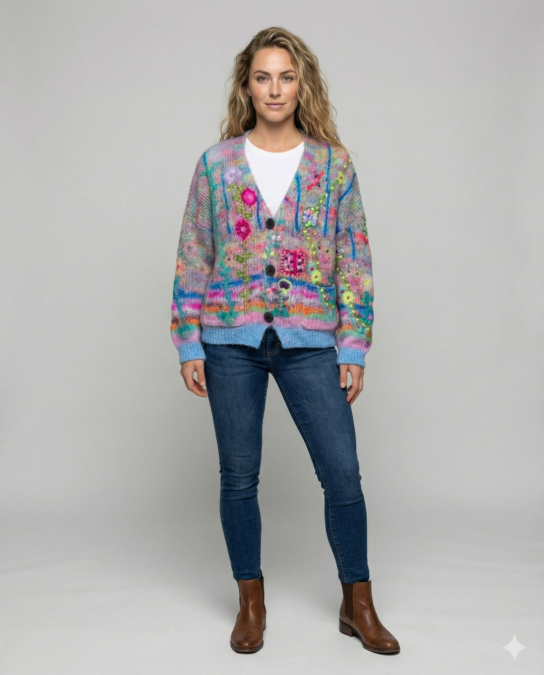 Heidi-Mode | Pullover für Damen mit Blumenmustern