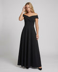 Heidi-Mode | Elegantes Off-Shoulder Langes Catwalk Abendkleid