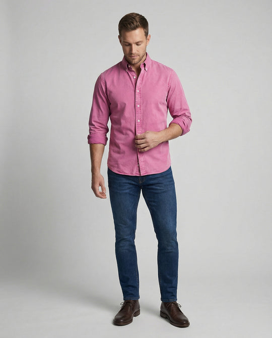 Herren Oxfordhemd Herren Button Down