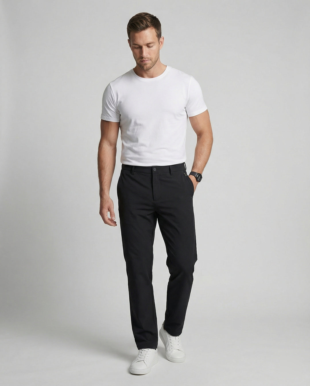 Herren Softshell-Hose mit funktionalen Taschen