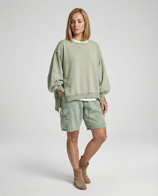 Freizeitkleidung Damen Oversize Sweatshirt