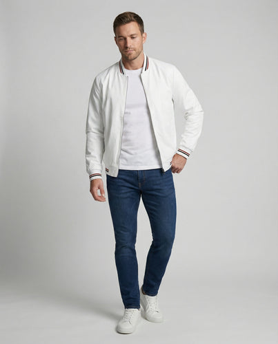 Herren Lässige Übergangsjacke mit Wasserabweisender Oberfläche & Stehkragen | Heidi-Mode