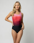 Heidi-Mode | Damen Einteiliger Sport Badeanzug mit Schnelltrocknender Qualität