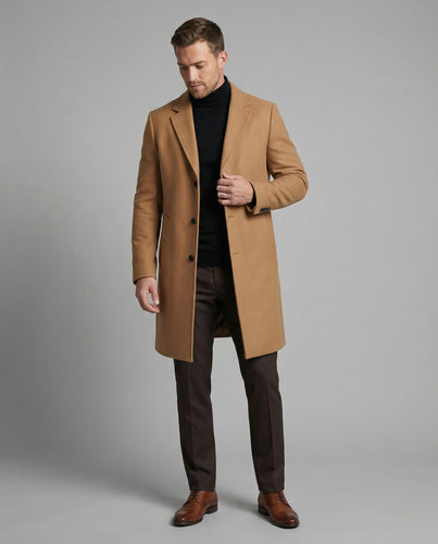 Heidi-Mode | Langer Trenchcoat für Herren