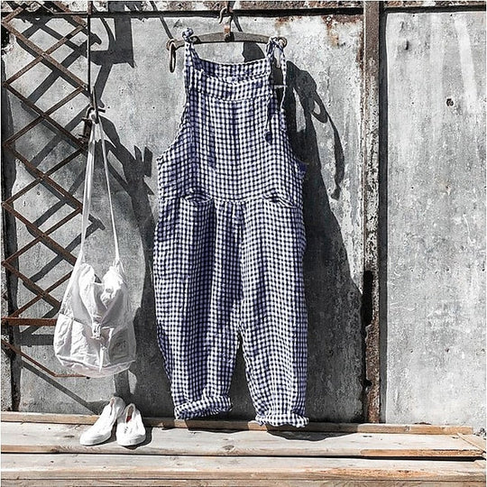 Heidi-Mode | Zeitloser Jumpsuit Retro Stil mit Schwankender Silhouette